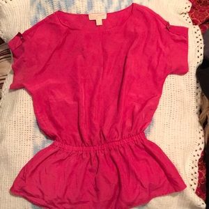 Pink Michael Kors blouse size S